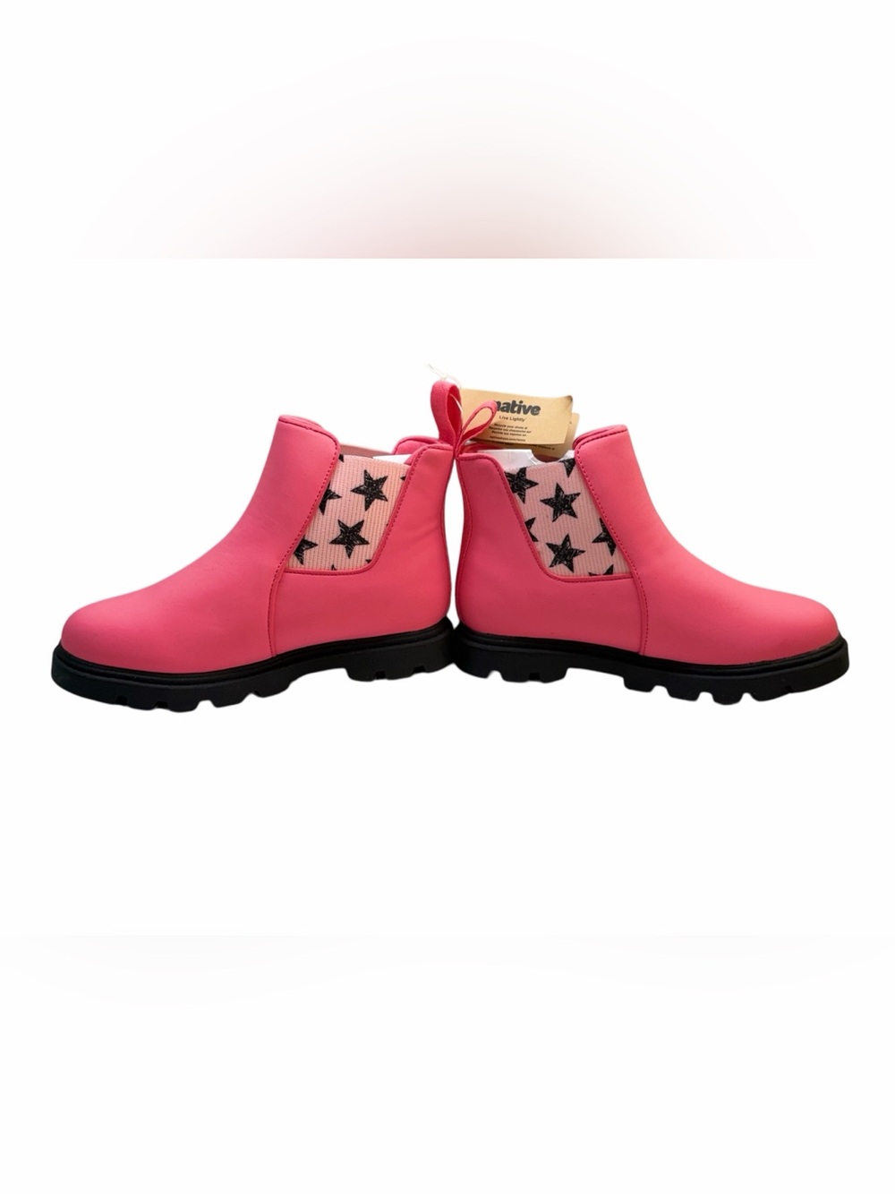 NWT Native Kensington Treklite Bloom Boots Dazzle Pink Jiffy Stars C13
